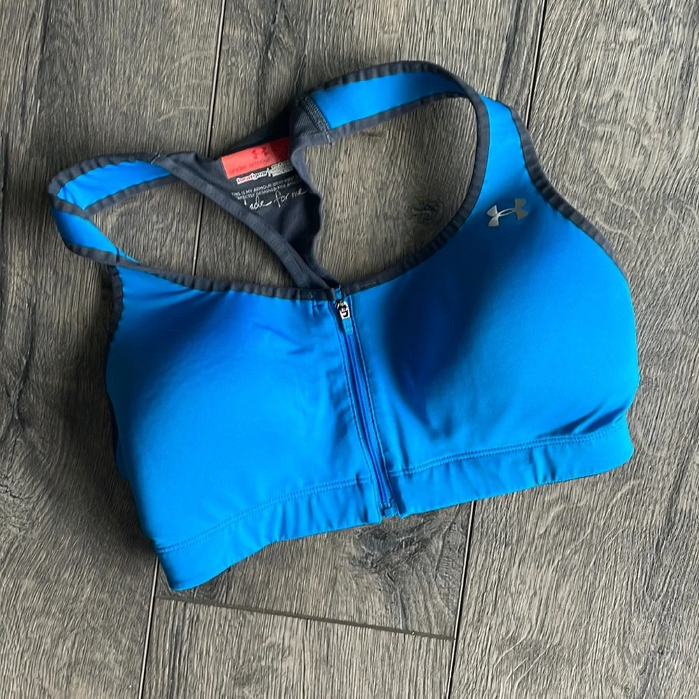 Under armour 34 D Sports bra blue